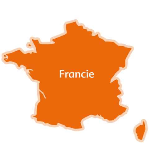 Zemědělství Francie: HiPP mapa Zemědělství Francie: HiPP mapa