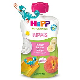 HiPP BIO Broskev-Banán-Mango-Jogurt