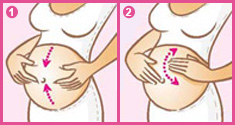 Jak masírovat břicho v těhotenství?