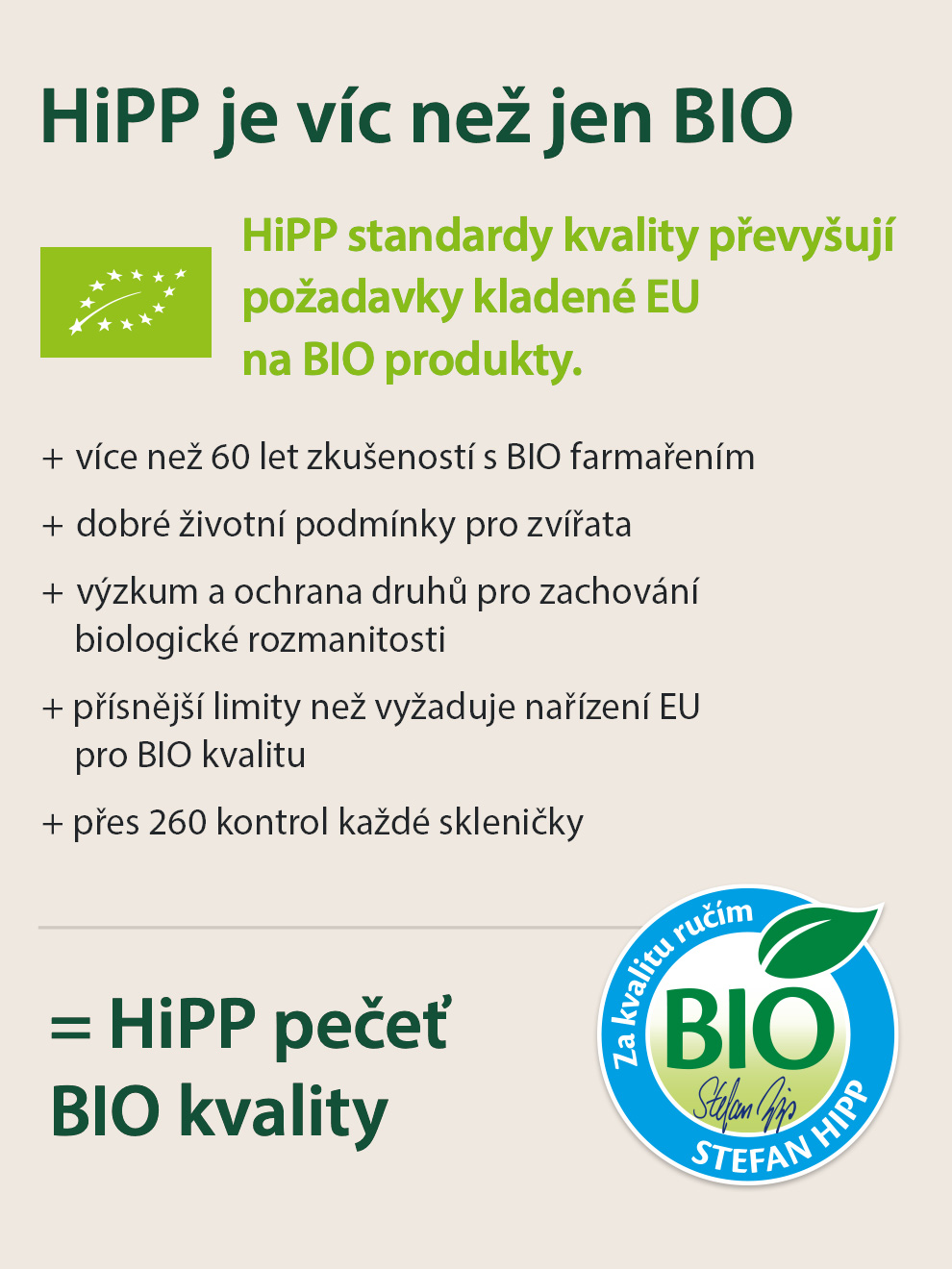 Certifikát HiPP BIO pečeť Certifikát HiPP BIO pečeť