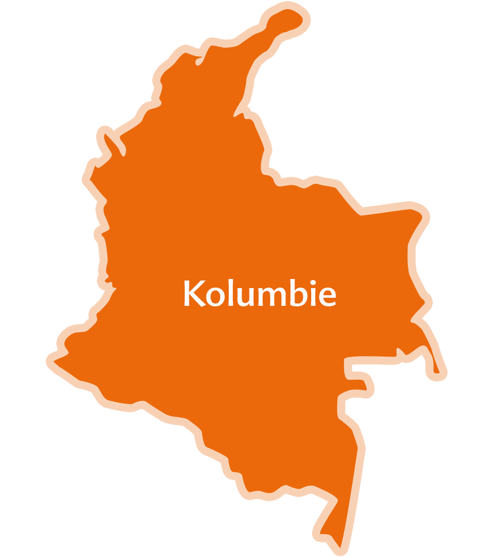 Zemědělství Kolumbie: HiPP mapa Zemědělství Kolumbie: HiPP mapa