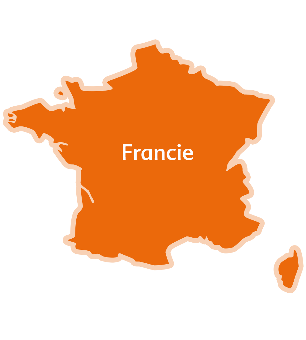 Zemědělství Francie: HiPP mapa Zemědělství Francie: HiPP mapa