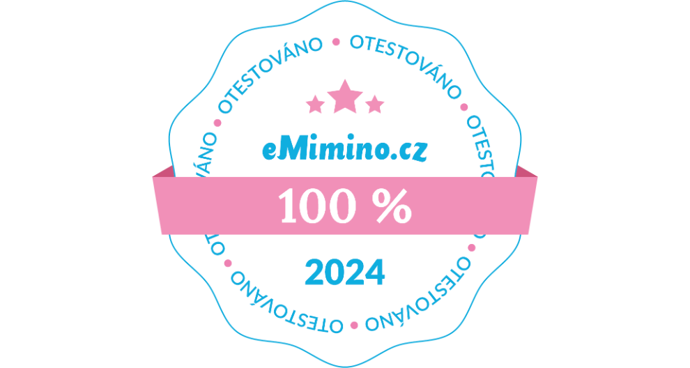 Pečeť za testování na eMimino.cz