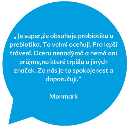 Citát v modré řečové bublině připsaný Monmarkovi.